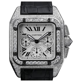 Cartier Santos 100 XL Chronograph Stainless
