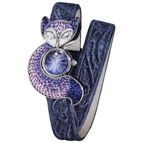 Wristwatch Silver Stainless Steel White Diamonds