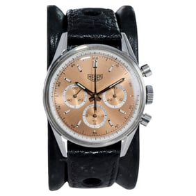 Heuer Stainless Steel Chronograph with Original