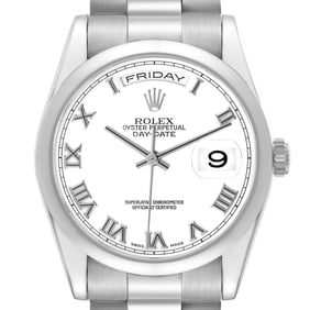 Rolex President Day-Date 18k White Gold