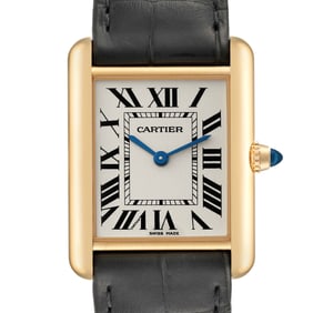 Cartier Tank Louis Yellow Gold Silver