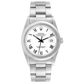 Rolex Datejust White Buckley Dial Steel