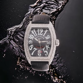 Franck Muller Diamonds Conquistador Automatic Wristwatch