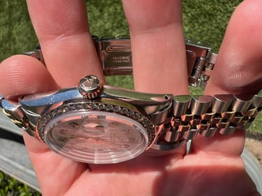 Rolex Rose Gold Datejust MOP