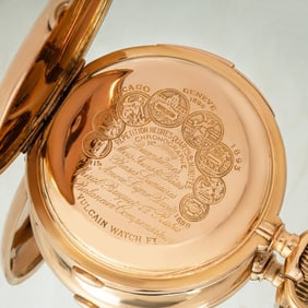 Vulcain. An 18ct Rose Gold Minute