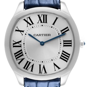 Cartier Drive Extra Flat Steel Mens