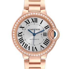 Cartier Ballon Bleu Rose Gold Silver