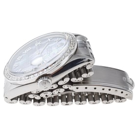 Rolex Stainless Steel Datejust with Custom