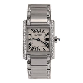 Cartier Ladies with Natural Diamonds SS