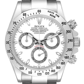 Rolex Daytona Cosmograph White Dial Steel