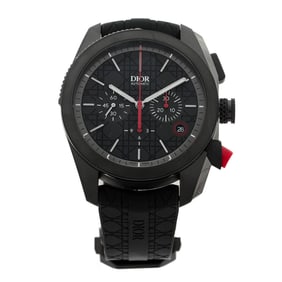 Christian Dior DLC Stainless Steel Rubber
