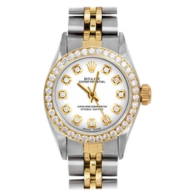 Rolex Ladies TT Oyster Perpetual White