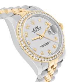 Rolex Datejust 36 Gold/Steel 116233 Diamond