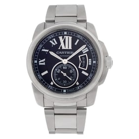 Cartier Calibre in stainless steel with