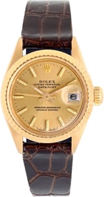 Rolex Datejust in 18k yellow gold