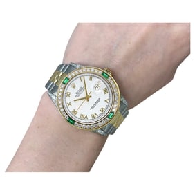 Rolex Datejust White Roman Dial with
