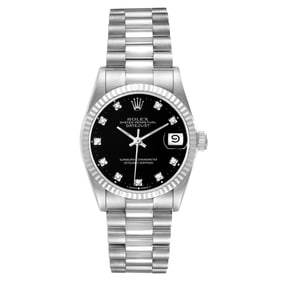 Rolex President Datejust Midsize White Gold