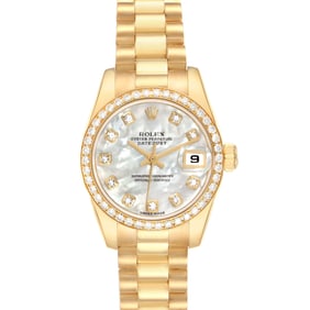 Rolex President Yellow Gold MOP Diamond