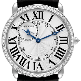 Cartier Ronde Louis White Gold Diamond