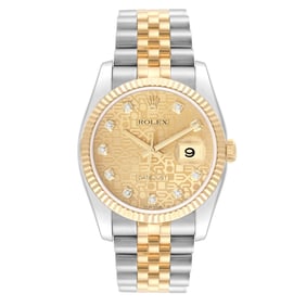 Rolex Datejust Steel Yellow Gold Anniversary
