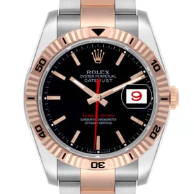 Rolex Datejust Turnograph Steel Rose Gold