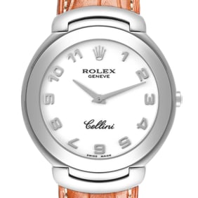 Rolex Cellini White Gold White Dial