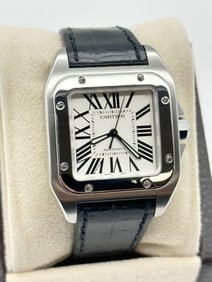 Cartier Santos 100 Reference 2878 Stainless