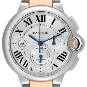 Cartier Ballon Bleu Chronograph Steel Rose