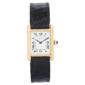 Vintage Cartier Tank 18K Yellow Gold