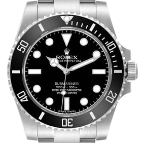 Rolex Submariner Nondate Ceramic Bezel Steel