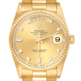 Rolex President Day Date Yellow Gold