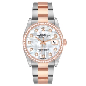 Rolex Datejust 36 Steel Rose Gold