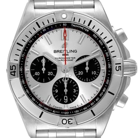 Breitling Chronomat B01 Silver Dial Steel