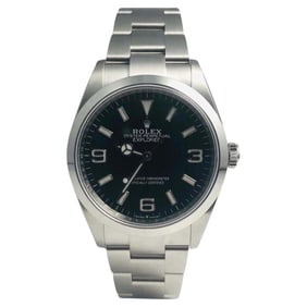 Rolex Explorer I Stainless Steel Black