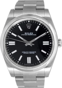 Rolex Oyster Perpetual in stainless steel