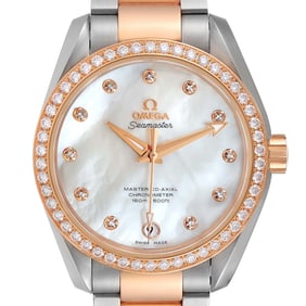 Omega Aqua Terra Steel Rose Gold