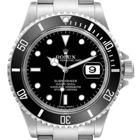 Rolex Submariner Date Black Dial Steel