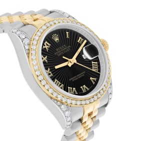 Rolex Datejust 36 Gold/Steel 116233 Black