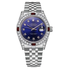 Rolex Oyster Perpetual Datejust Blue Diamond