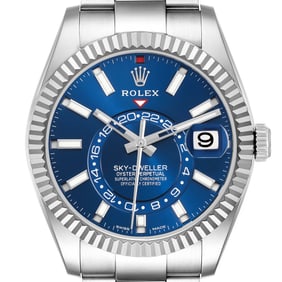 Rolex Sky-Dweller Blue Dial Steel White