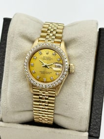 Rolex 69178 Ladies Datejust Factory Diamond
