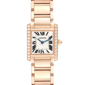 Cartier Tank Francaise Rose Gold Diamond