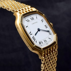 Cartier 18K YG Trianon Ultra Thin