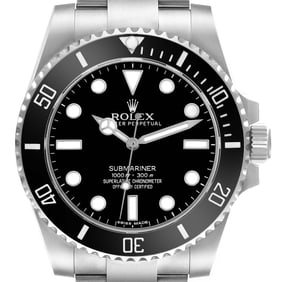 Rolex Submariner Nondate Ceramic Bezel Steel