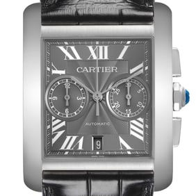 Cartier Tank MC Grey Dial Steel