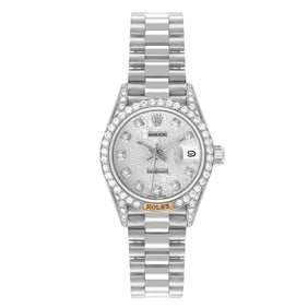 Rolex President Datejust White Gold Anniversary