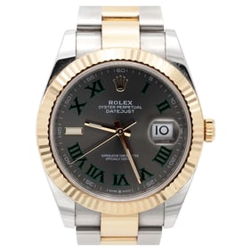 Rolex Datejust 41mm Wimbledon Dial Two-Toned