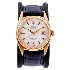 Rolex 18k Yellow Gold Oversized "Ovatoni"