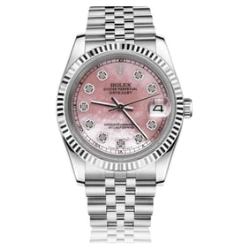 Rolex Ladies Datejust SS Pink MOP