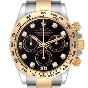 Rolex Daytona Steel Yellow Gold Diamond